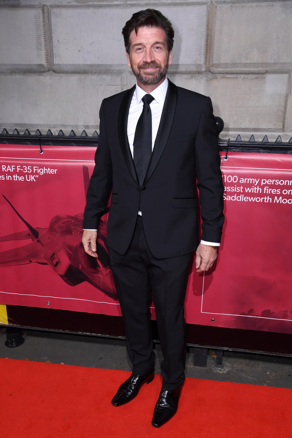 Nick Knowles arriving at The Sun Military Awards 2018 held at Whitehall, London. Photo credit should read: Doug Peters/EMPICS