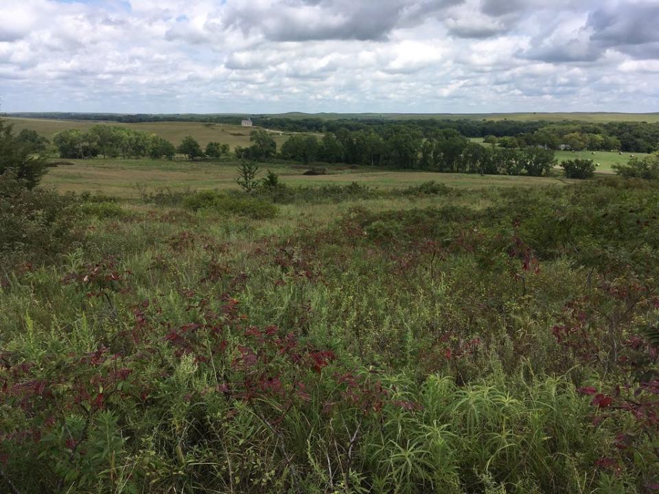 The Tallgrass Prairie National Preserve in Kansas near Strong City in 2019.