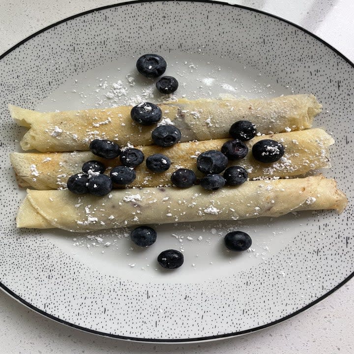 crepes on a plate