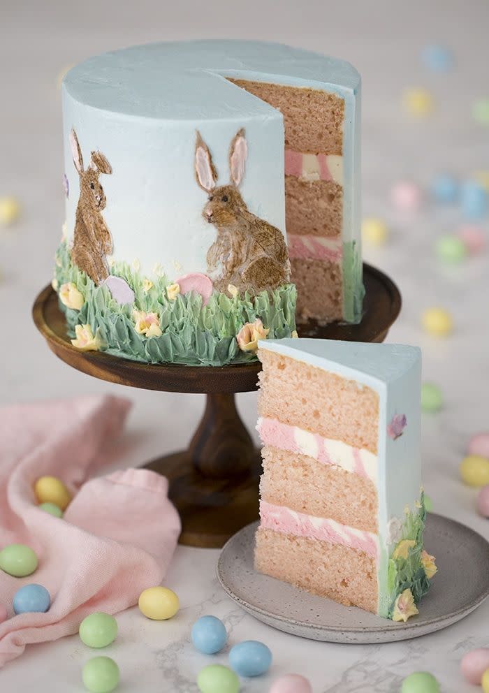 Whimsical Bunny Cake