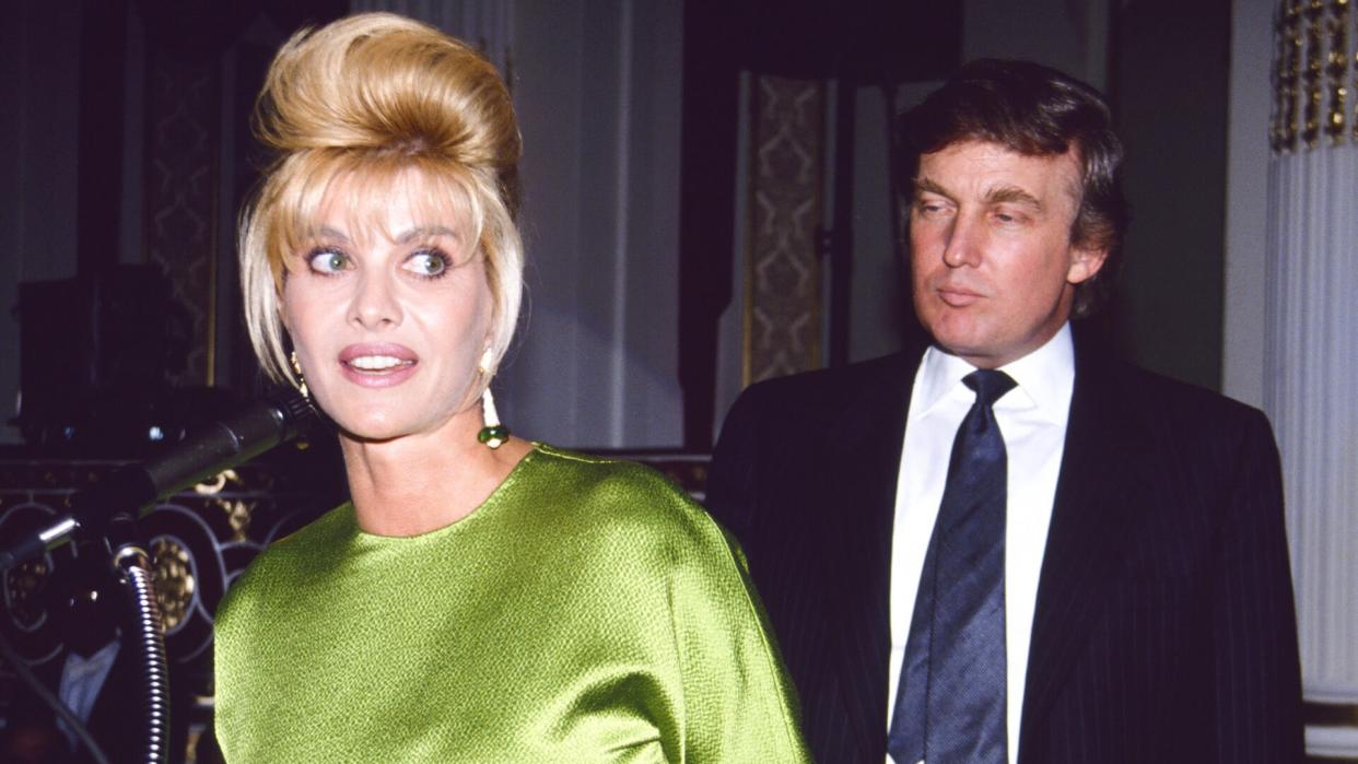Mandatory Credit: Photo by BUTLER/BAUER/REX/Shutterstock (183864j)Donald Trump and Ivana TrumpDONALD AND IVANA TRUMP, 1991.