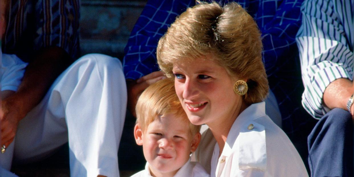 Princess Diana and Harry