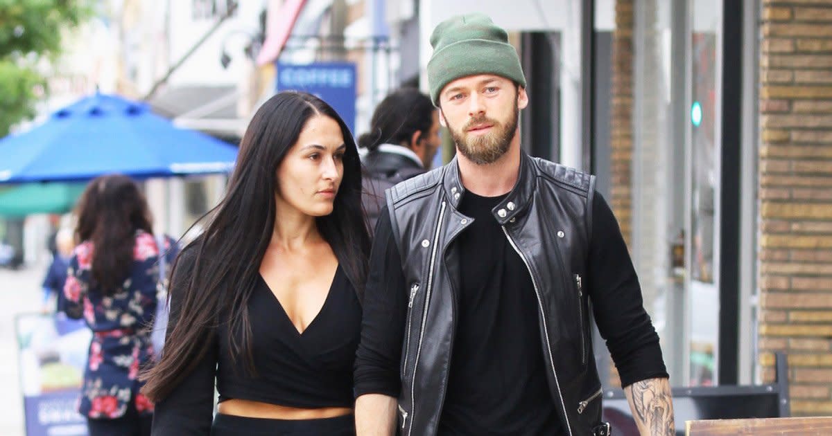 Brie Bella Grabs Lunch With Nikki Bella and Artem Chigvintsev in L.A.