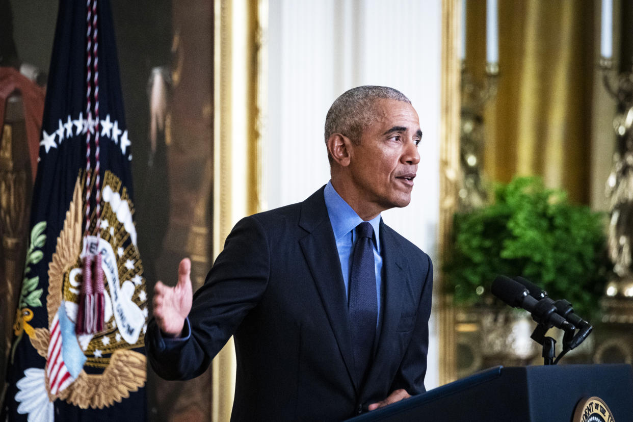 Former President Barack Obama (Al Drago / Bloomberg via Getty Images file)