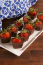 <p>The perfect chocolate to strawberry ratio. </p><p>Get the <a href="https://www.delish.com/uk/cooking/recipes/a33257445/chocolate-covered-strawberry-cubes-recipe/" rel="nofollow noopener" target="_blank" data-ylk="slk:Chocolate Covered Strawberry Cubes;elm:context_link;itc:0;sec:content-canvas" class="link ">Chocolate Covered Strawberry Cubes</a> recipe.</p>