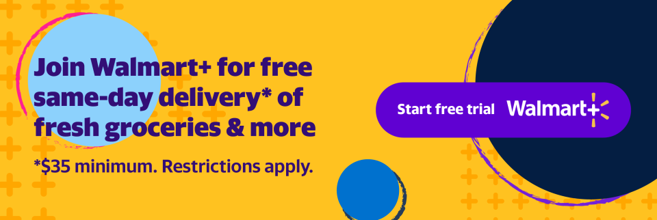 Join Walmart+ for free same-day delivery of fresh groceries and more.