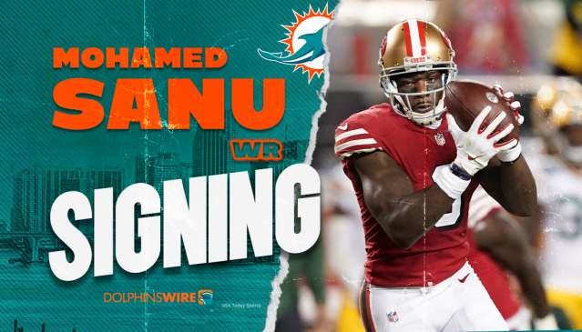 Dolphins signing veteran WR Mohamed Sanu