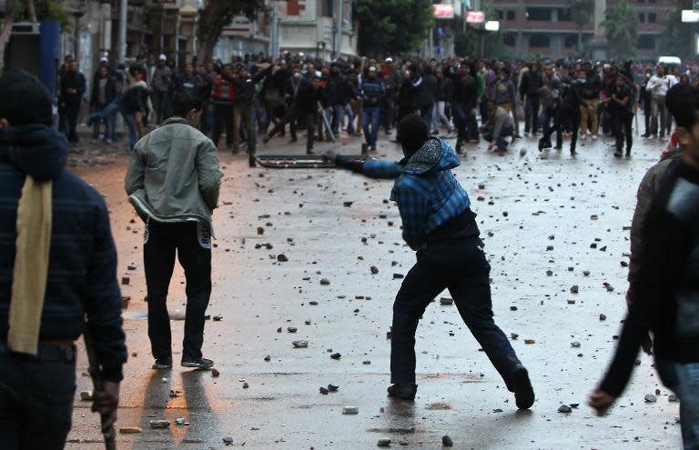 Supporters and opponents of the Muslim Brotherhood clashed during 2012 street battles in the Mediterranean coastal city of Alexandria