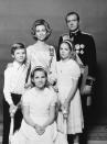 <p>An official family portrait of the Spanish royal family.</p>