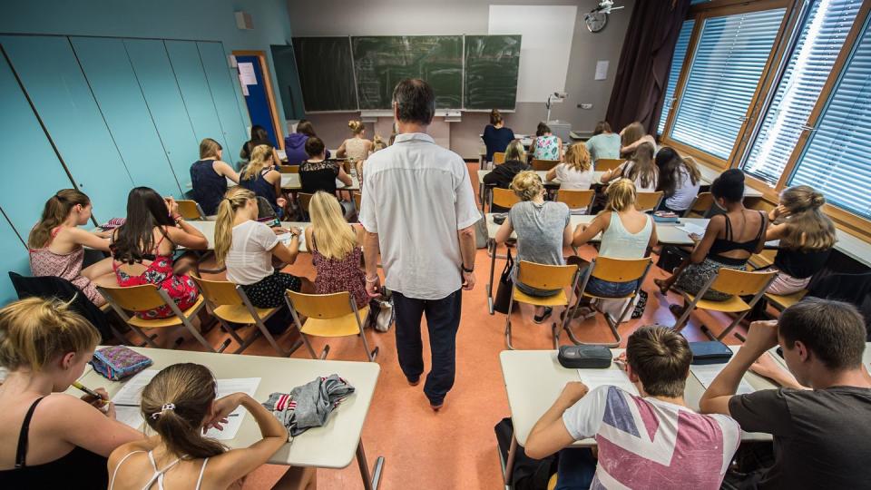 Deutsche Schüler schneiden in der Studie nicht besonders gut ab (Bild: dpa)