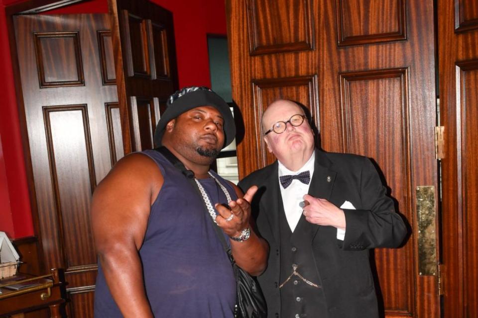 Big Narstie and a Winston Churchill impersonator were among the attendees at Boisdale's Editor's Lunch