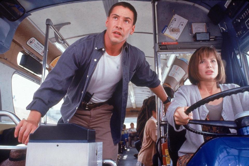 Keanu Reeves and Sandra Bullock in 'Speed' (20th Century Fox)