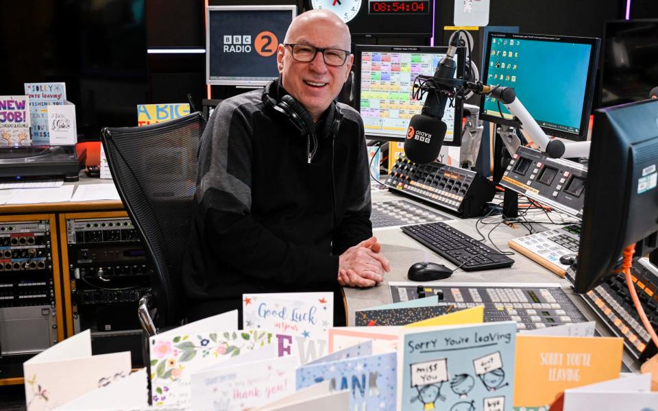 Ken Bruce in the Radio 2 studio for his final show - James Watkins