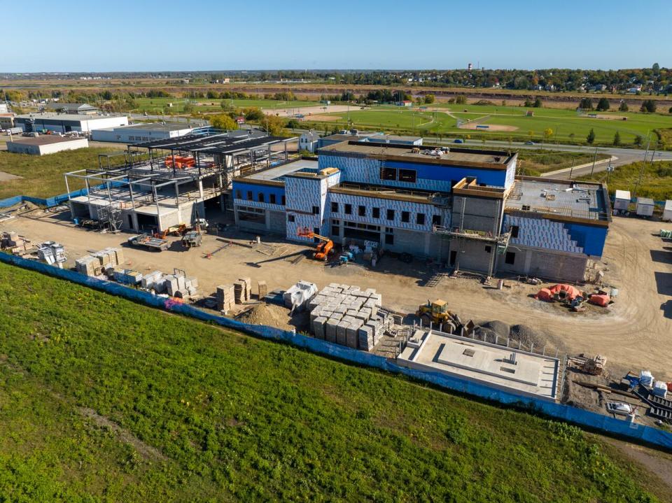 The new police station in Moncton, N.B., costing $57.2 million, is expected to be complete in 2025.