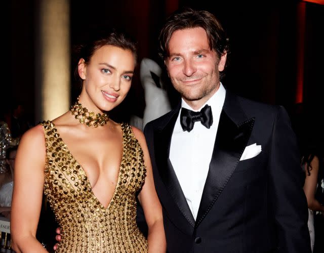 NEW YORK, NY – MAY 07: Bradley Cooper and Irina Shayk attend Heavenly Bodies: Fashion & The Catholic Imagination Costume Institute Gala at The Metropolitan Museum of Art on May 7, 2018 in New York City. (Photo by Taylor Jewell/Getty Images for Vogue)