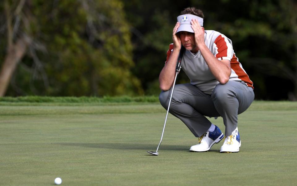 Ian Poulter won his singles match but struggled on the opening two days - PA