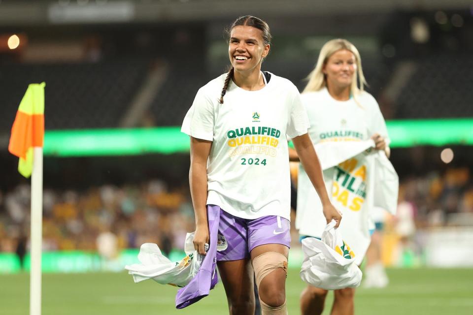 Australia were one of the 12 women’s teams to qualify for Paris 2024 (Getty Images)