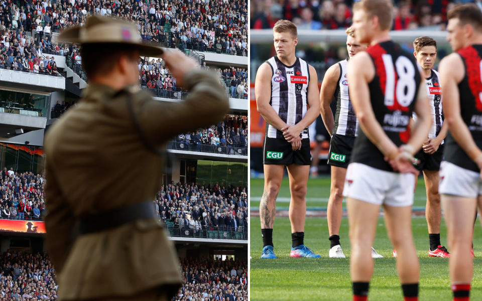 The AFL has come under fire for scheduling Birds of Tokyo to play before the annual Anzac Day match between Essendon and Collingwood. Pictures: GETTY IMAGES