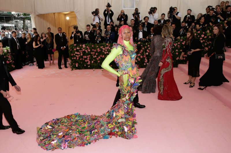 Keiynan Lonsdale arrives on the red carpet at The Metropolitan Museum of Art's Costume Institute Benefit "Camp: Notes on Fashion" in New York City on May 6, 2019. The actor turns 32 on December 19. File Photo by John Angelillo/UPI