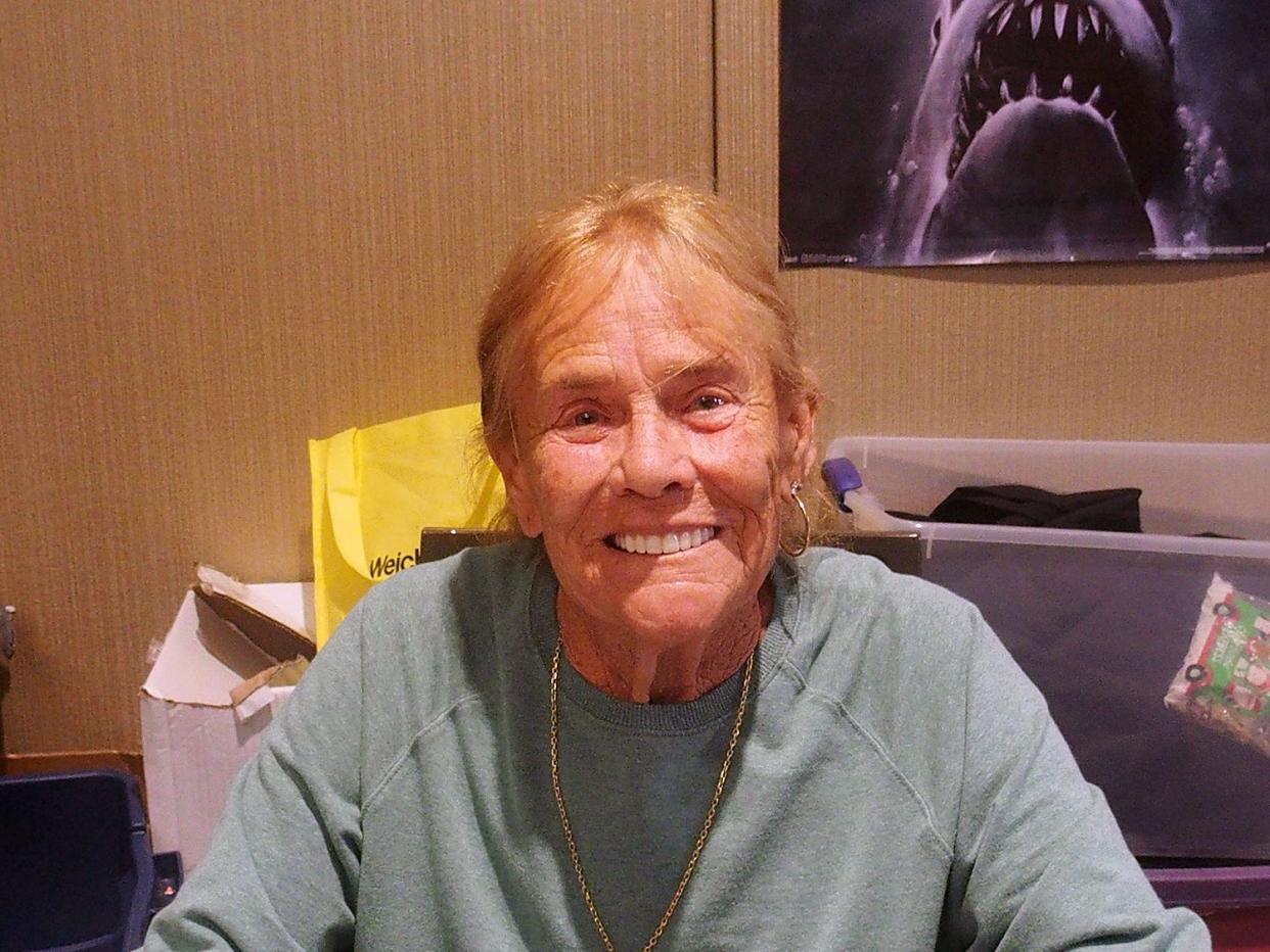 Susan Backlinie, best known for her role as shark victim Chrissie Watkins in Steven Spielberg's "Jaws," reportedly died Saturday at the age of 77.