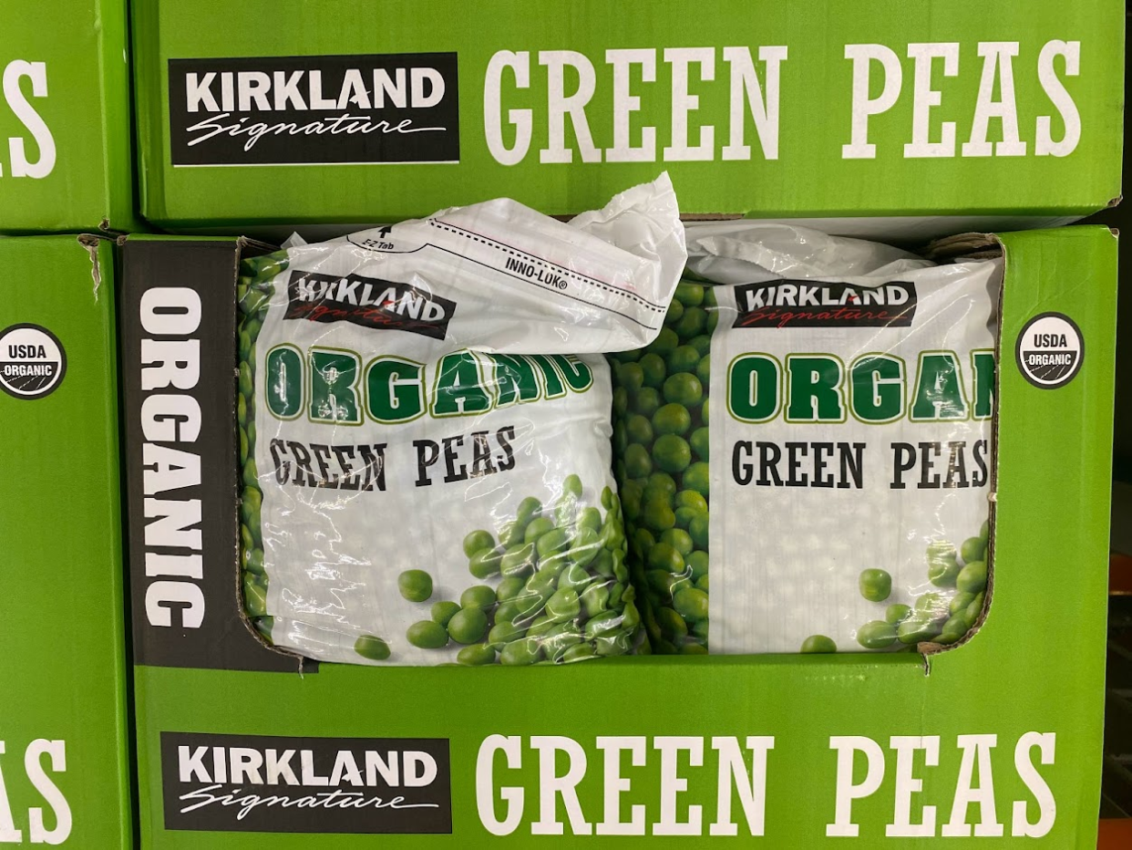 Kirkland Signature Organic Green Peas Costco