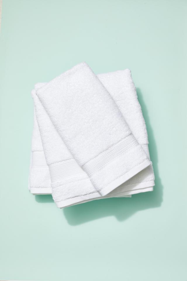 StyleWell Quick Dry Cotton Shadow Gray Ribbed 6-Piece Bath Towel Set