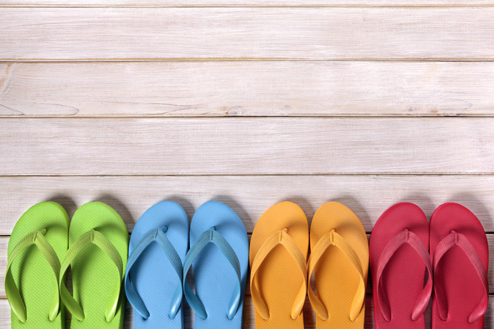 Vielleicht sind Flip Flops nicht trendy, aber sie sind definitiv praktisch. (Symbolbild: Getty Images)