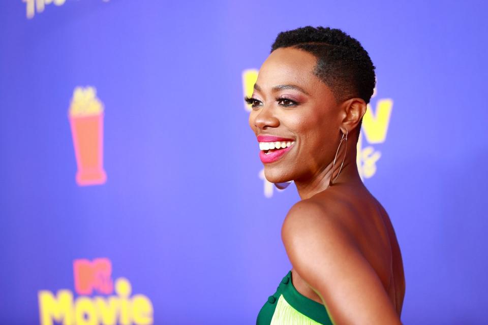 <p>Yvonne Orji's razor-sharp cut works for all occasions. </p>