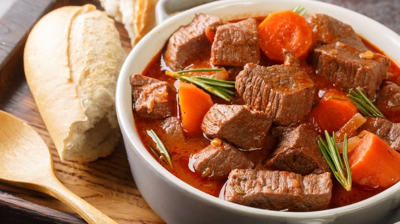Beef and carrot stew