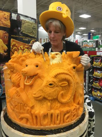 The 'Michelangelo of Cheese' shares her weirdest cheese carvings