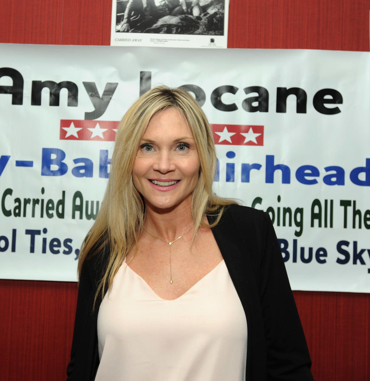 Melrose Place actress Amy Locane has gone to prison again for fatal car crash in 2010.