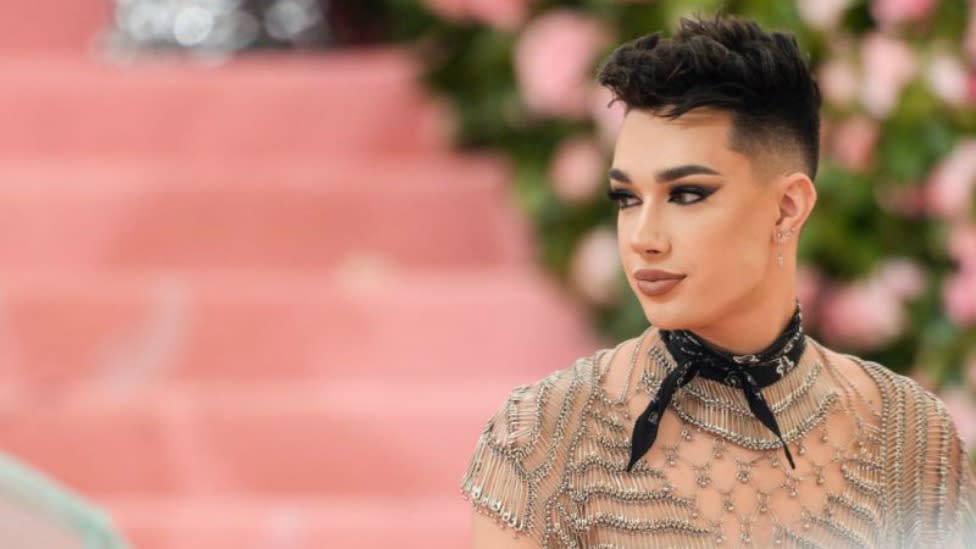James Charles has released a nude photo to his four million Twitter followers. Photos: Getty Images
