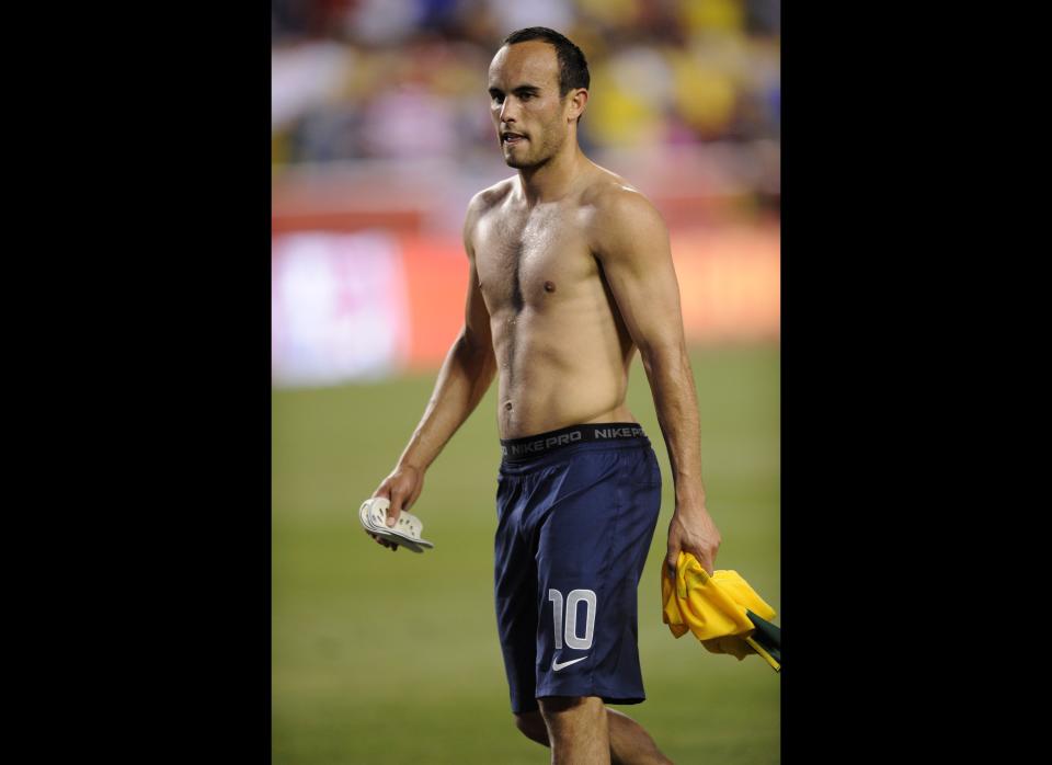 <strong>Name</strong>: <a href="http://www.ussoccer.com/Teams/MNT/D/Landon-Donovan.aspx" target="_hplink">Landon Donovan</a>  <strong>Age</strong>: 30  <strong>Hometown</strong>: Redlands  <strong>Event</strong>: Soccer  <strong>Fun Fact</strong>: His Manhattan Beach home was featured on MTV's "Cribs" in 2006.  <a href="http://sportsillustrated.cnn.com/2012/writers/grant_wahl/05/23/landon.donovan/index.html" target="_hplink"><strong>Quotable Quote</strong></a>: "My mindset now is I want to be successful, and I realize now that as I'm getting older I'm not going to be the guy who's scoring goals every game or making a great impact all the time. I'm going to do it as much as I can in that way. But if I can be a part of the team and help lead it to successful times, then that's what I want to do."
