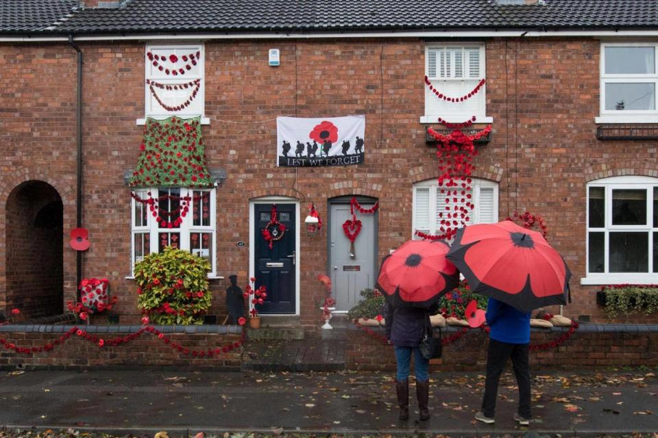 A house in Station Road, Aldridge in Walsall (Aaron Chown/PA)