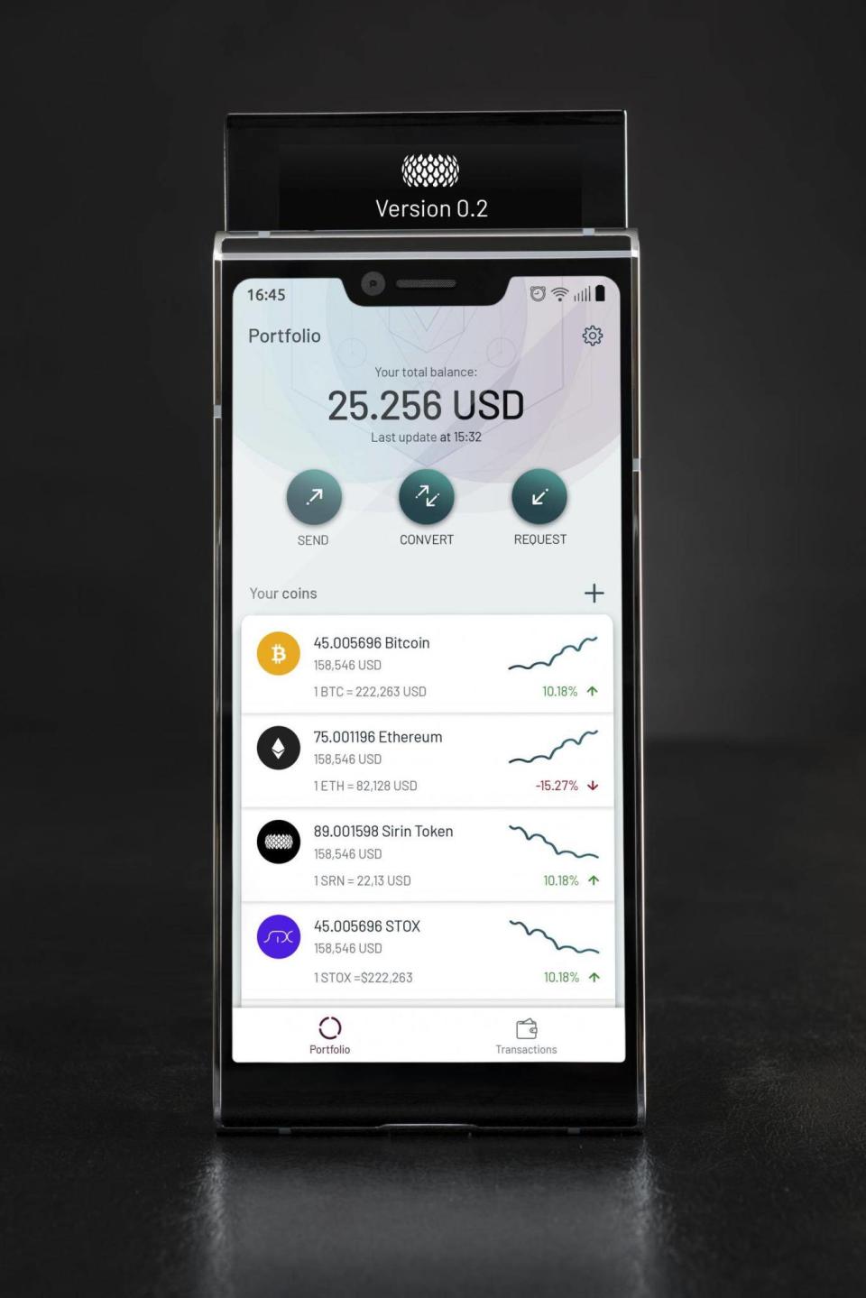 Sirin Labs hopes its Finney phone will appeal to cryptocurrency experts and novices alike (Sirin Labs)