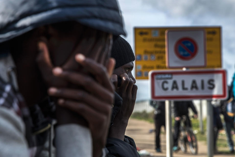 Clearing the ‘jungle’ migrant camp in Calais, France