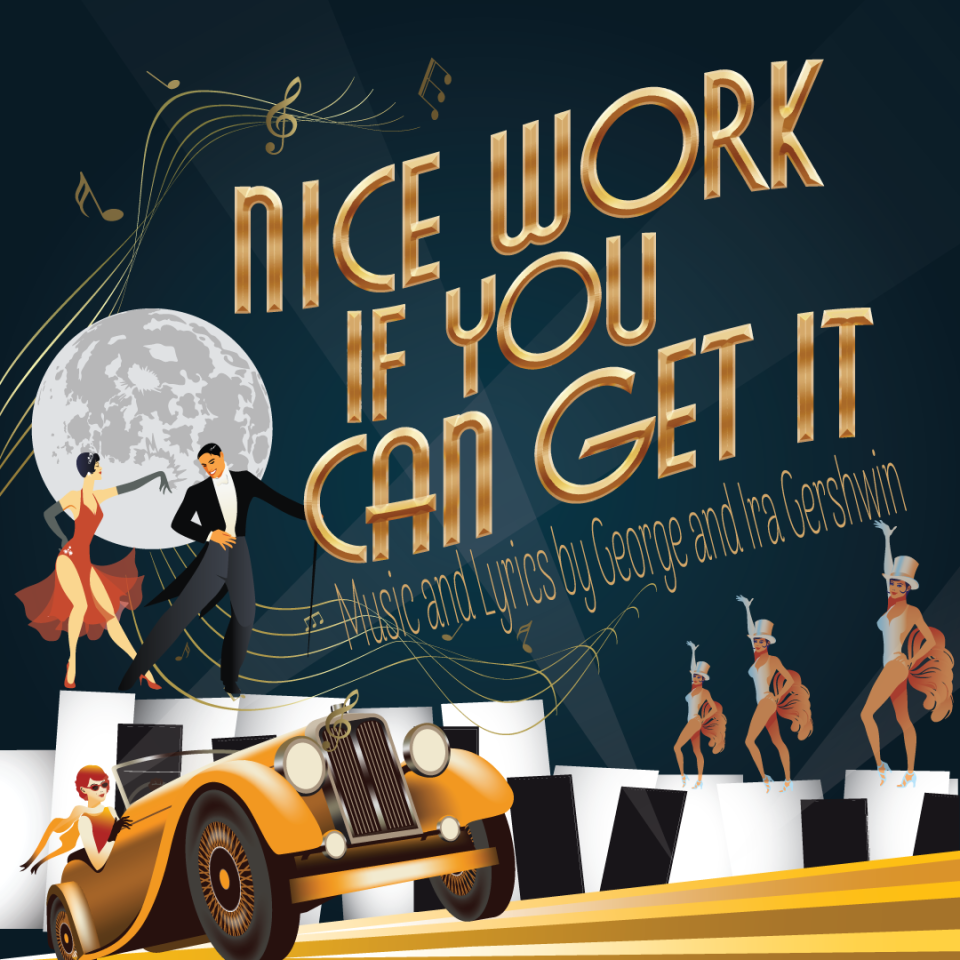 "Nice Work If You Can Get It" will be the biggest production ever mounted on the CV Rep stage, according to the theater.