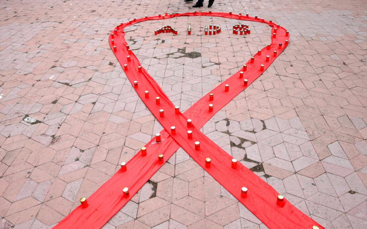 International AIDS Candlelight Memorial in Belgrade, Serbia - ANDREJ CUKIC/EPA-EFE/Shutterstock 