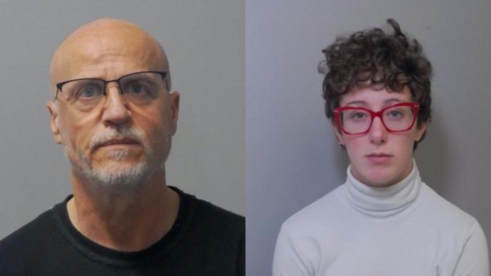 Marcel Lapensee, 56, from Carleton Place, Ont. and 23-year-old Samantha Osborne from Iroquois, Ont., were charged in December with first-degree murder in Rose Kerwin's death. (Ontario Provincial Police - image credit)