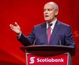 <p><b>Honourable mention:</b> Brian Porter<br>Role: CEO of Bank of Nova Scotia<br>Compensation in 2014: $7.8 million (THE CANADIAN PRESS/Jeff McIntosh) </p>