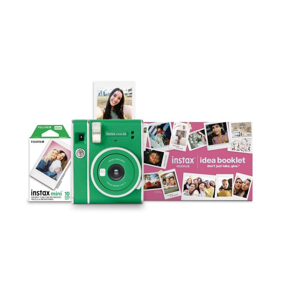 <p><a href="https://go.redirectingat.com?id=74968X1596630&url=https%3A%2F%2Fwww.target.com%2Fp%2Ffujifilm-instax-mini-40-bundle-green-hearth-38-hand-8482-with-magnolia%2F-%2FA-89721710&sref=https%3A%2F%2Fwww.housebeautiful.com%2Fshopping%2Fg60672890%2Fjoanna-gaines-target-summer-collection-2024%2F" rel="nofollow noopener" target="_blank" data-ylk="slk:Shop Now;elm:context_link;itc:0;sec:content-canvas" class="link ">Shop Now</a></p><p>Fujifilm Instax Mini 40 Bundle </p><p>target.com</p><p>$109.99</p>