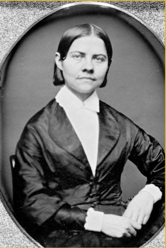 Lucy Stone, suffragist.