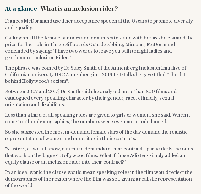 At a glance | What is an inclusion rider?