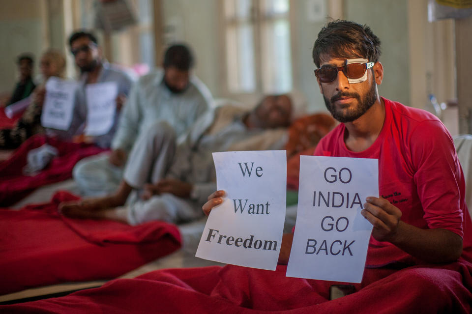 Anti India Protests Continue In Kashmir , Death Toll Mounts to 73