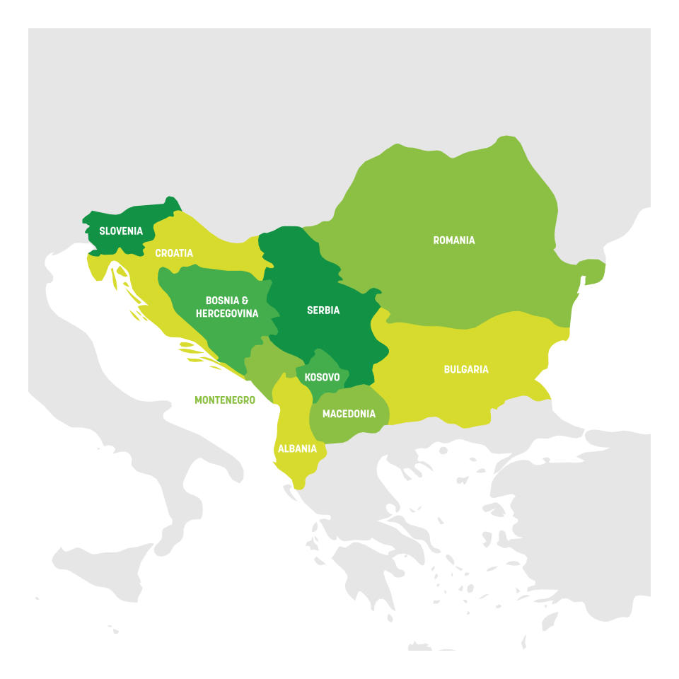 Curva epidemiologica pericolosa pure in Bosnia Erzegovina.