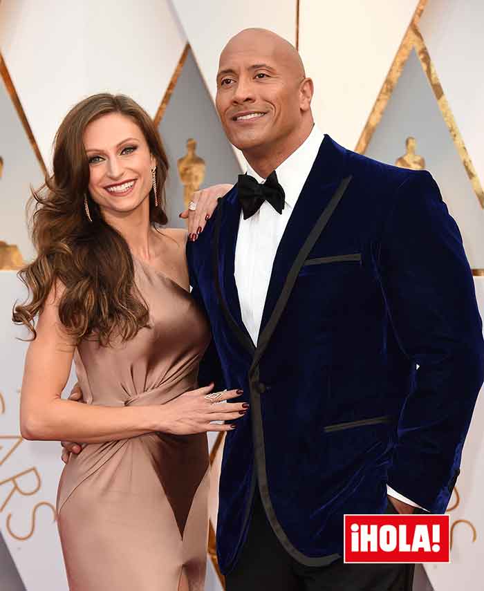 Dwayne Johnson y su esposa, Lauren Hashian