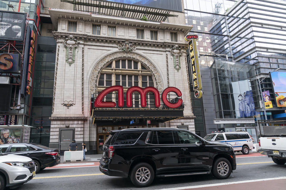 AMC movie theater in Times Square