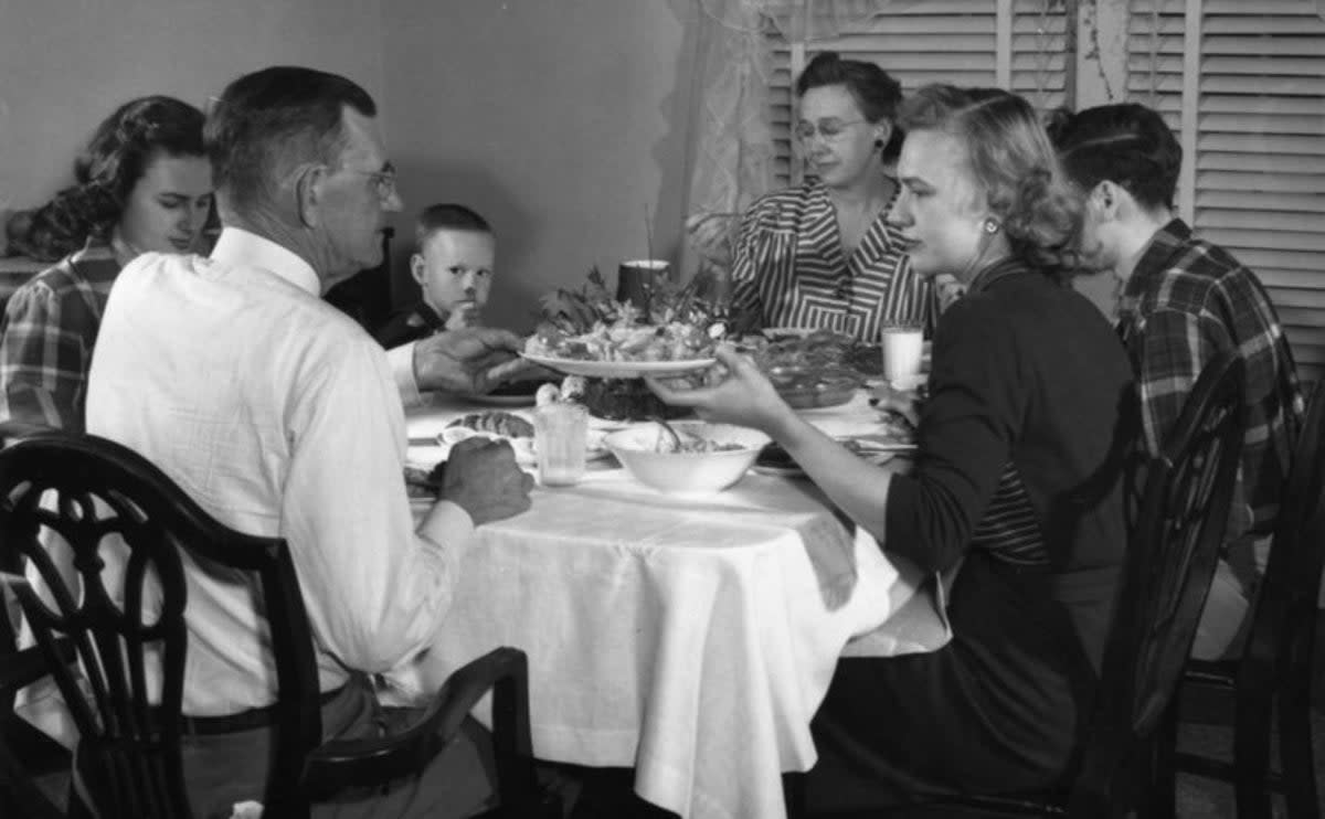 Christmas dinner and heated discussion about Just Stop Oil (Getty)