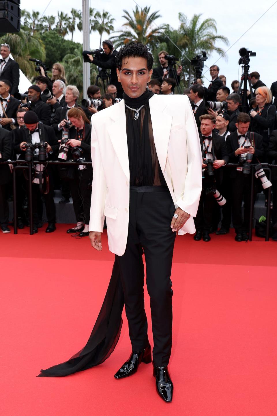 Rahi Chadda at the "Le Deuxième Acte" screening during the 2024 Cannes Film Festival.