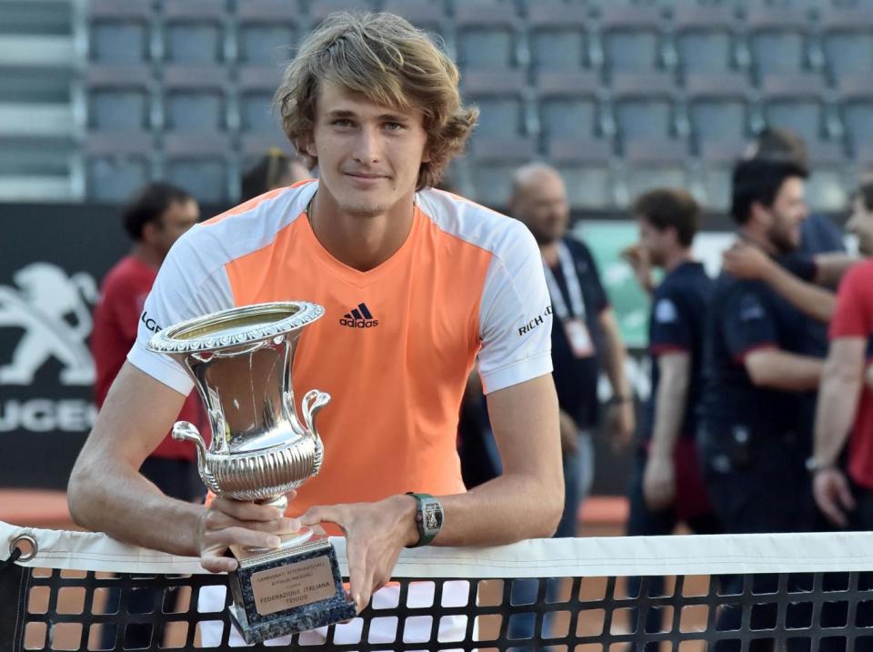 Zverev upset Djokovic in Rome (Getty)